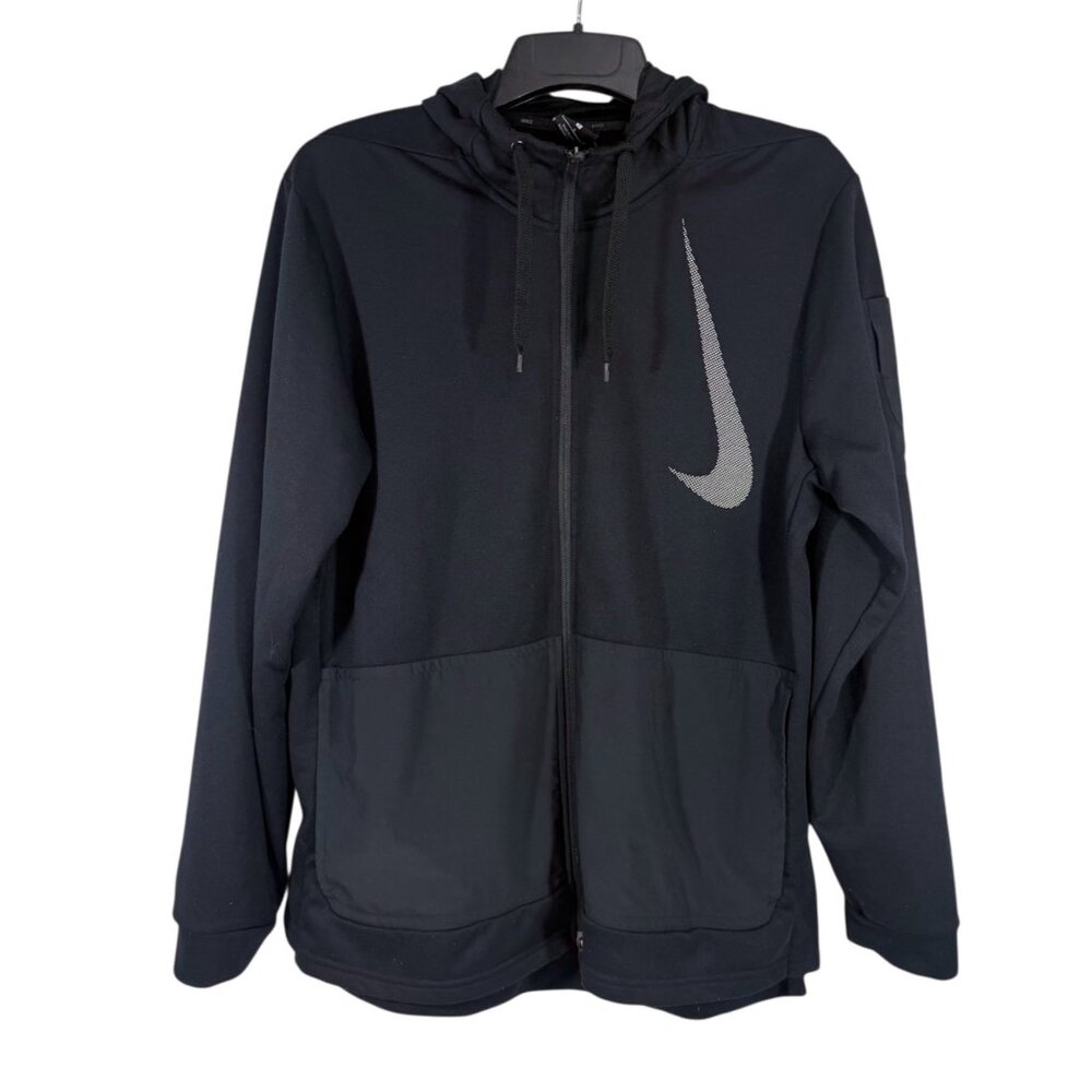 Nike Project X Black Dri-Fit Full-Zip Hoodie Sweatshirt Mens Large Training